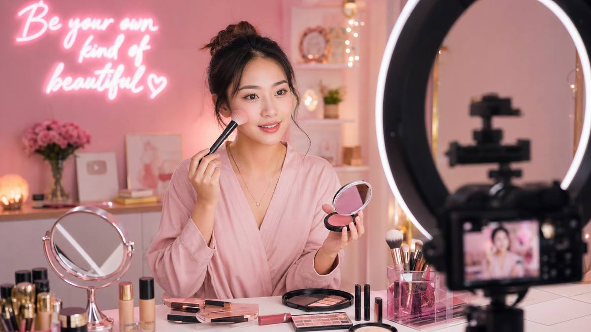 蘑菇短视频美妆教程视频